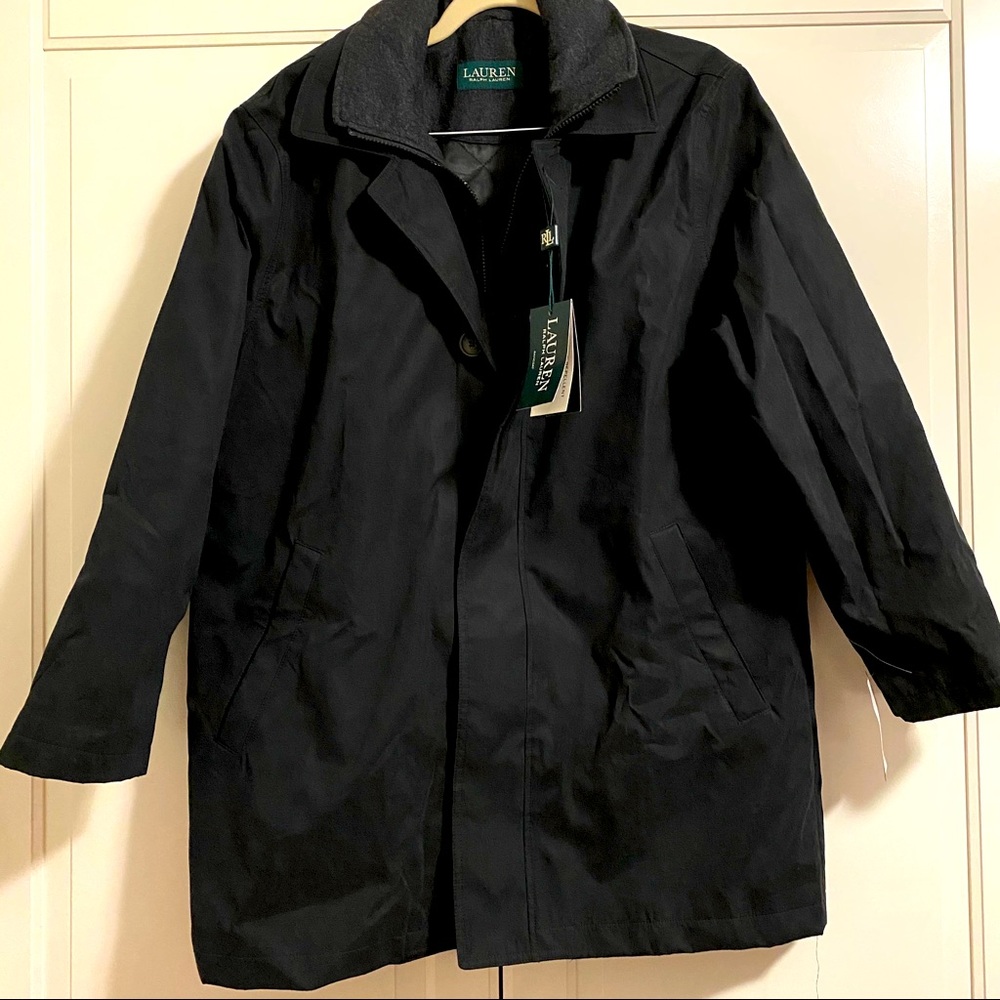 NWT Mens Ralph Lauren rain coat short 40